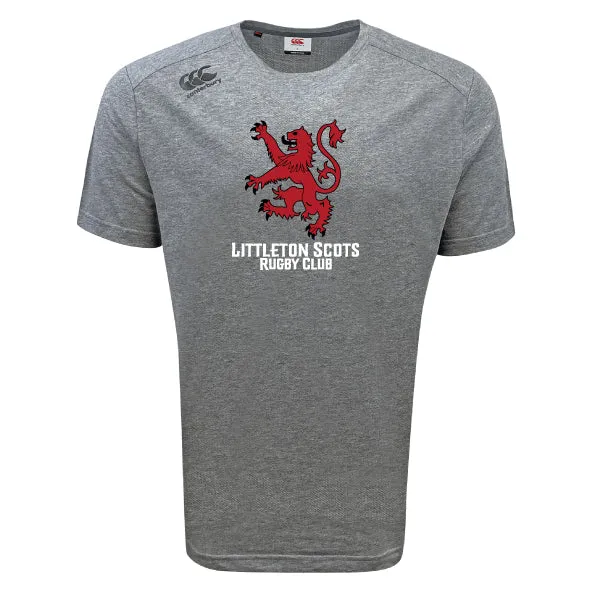 Littleton Scots Rugby Tempo Vapodri T-Shirt by Canterbury